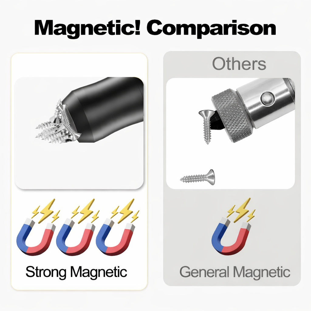 🔥The Quantum Grip Strong Magnetic Screw Ring, 1/4 Inch/6.35mm Universal Magnetic Screw Ring Head