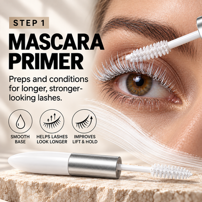 2-in-1 Primer + Mascara — Prep, Lengthen & Define in Two Easy Steps