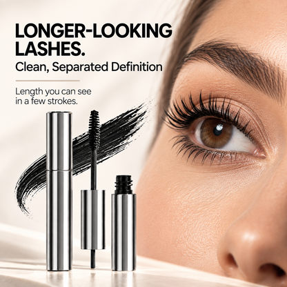 2-in-1 Dual-Ended Mascara — Precision Where You Need It, Volume Where You Want It.