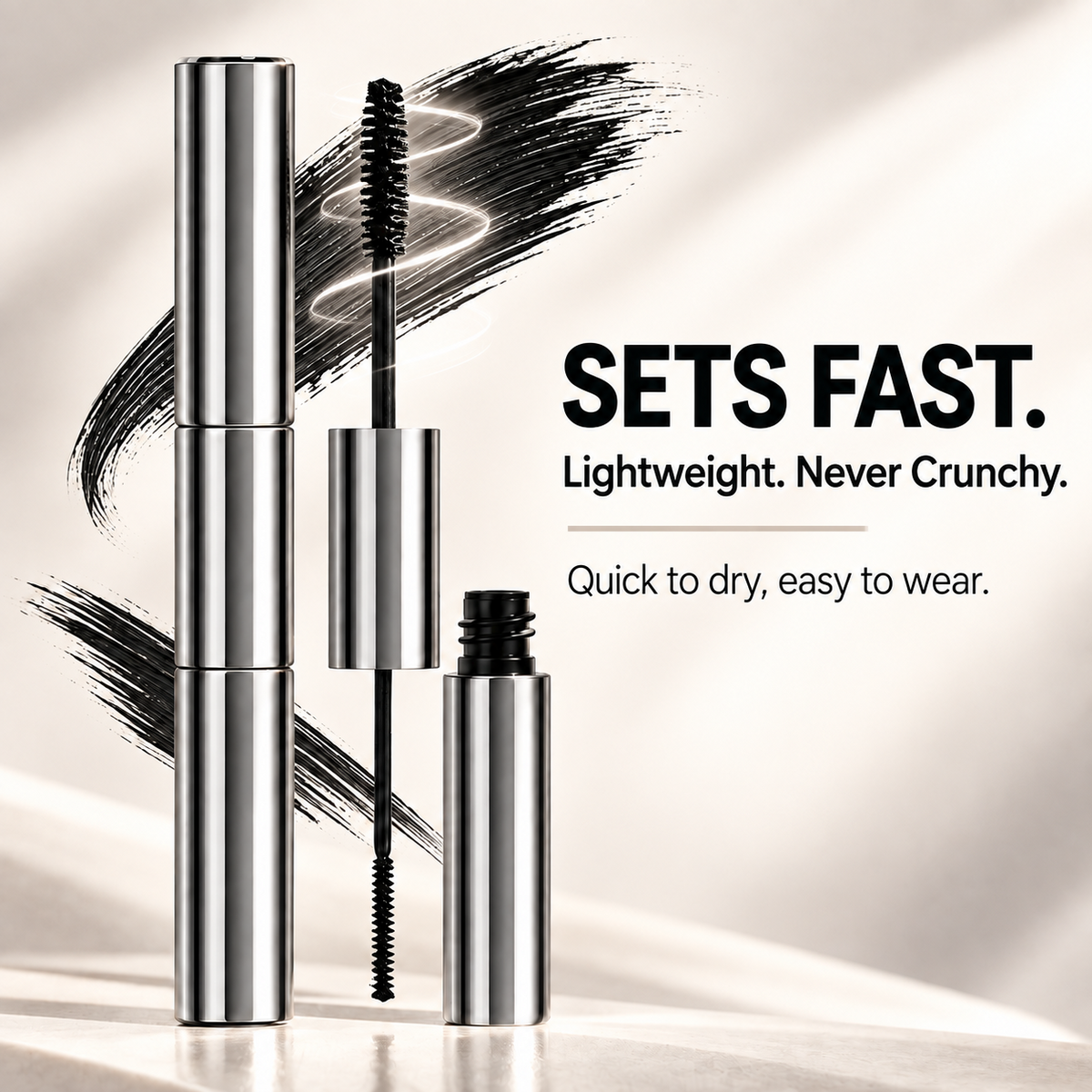 2-in-1 Dual-Ended Mascara — Precision Where You Need It, Volume Where You Want It.