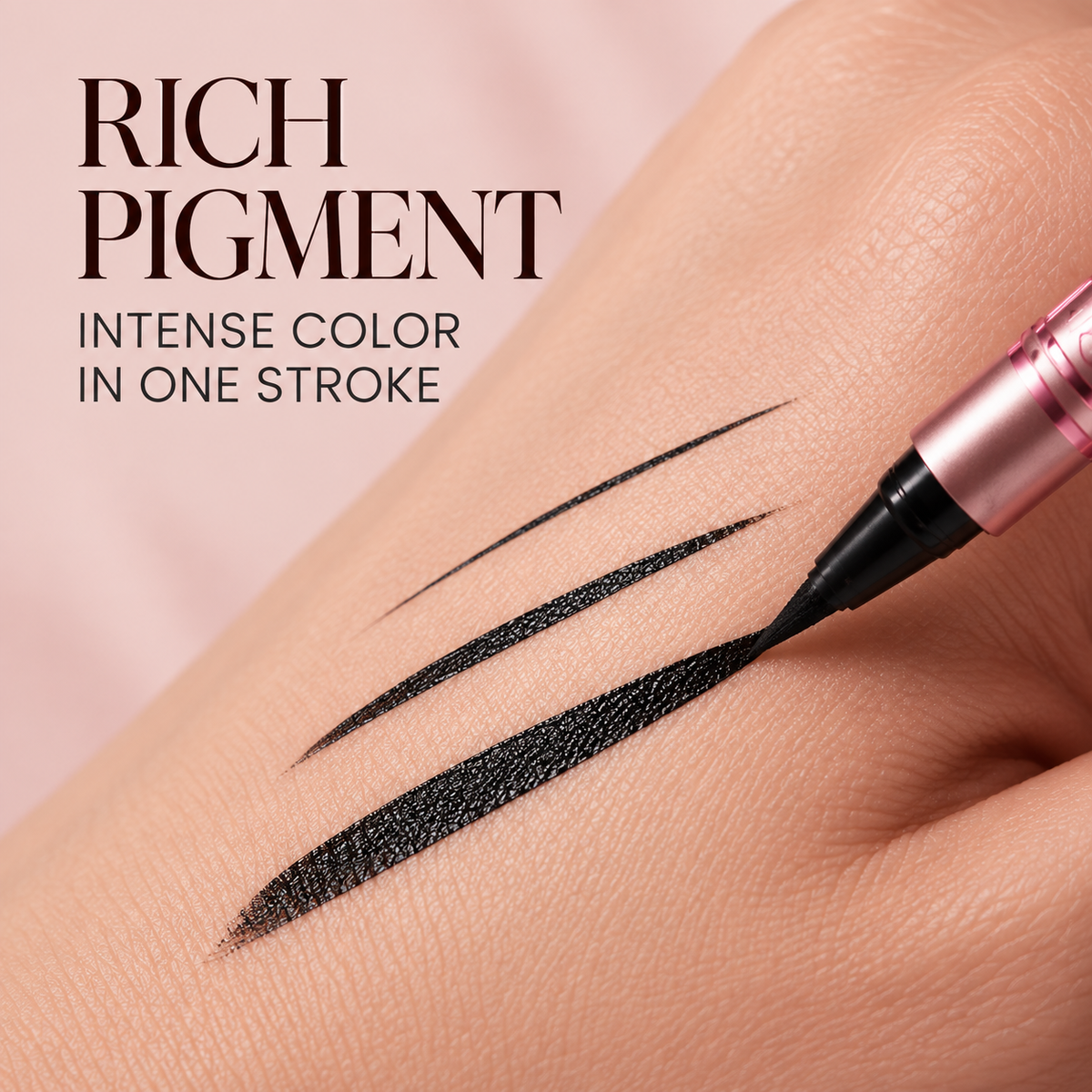 Ultra-Fine Liquid Eyeliner Pen — Create Perfect Lines in One Smooth Stroke.