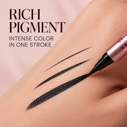 Ultra-Fine Liquid Eyeliner Pen — Create Perfect Lines in One Smooth Stroke.