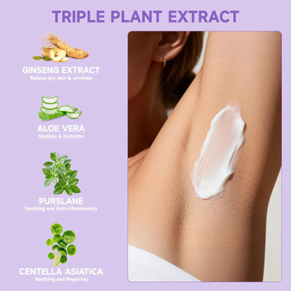 Gentle Hair Removal Cream Duo ✨ Smooth Skin, No Pain — Perfect for Sensitive Skin 💜