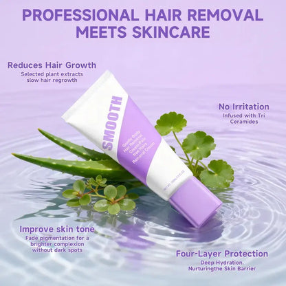 Gentle Hair Removal Cream Duo ✨ Smooth Skin, No Pain — Perfect for Sensitive Skin 💜