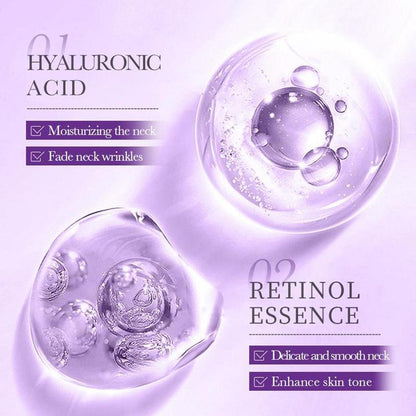 ✨ 5-Roller Neck Firming Cream | Smooth Wrinkles, Sculpt & Hydrate with Hyaluronic Acid + Vitamin C & E