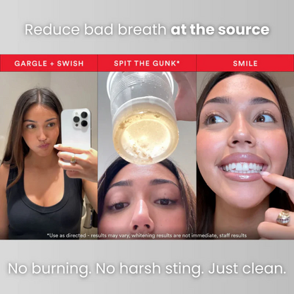 🏆⚡25K+ SOLD！Stain Whitening Mouthwash for White Teeth