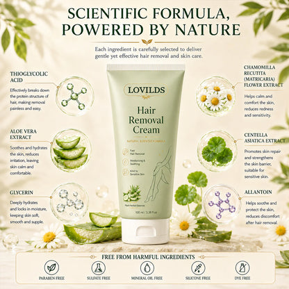 LOVILDS™ GENTLE HAIR REMOVAL CREAM