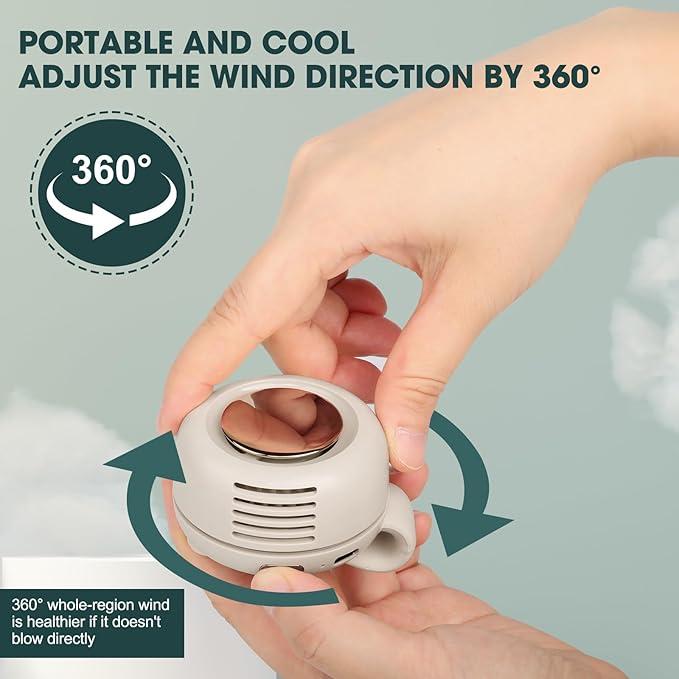 🔥💥Portable Silent Mini Bladeless Electric Fan — Sleek, safe, and designed to keep you cool on the go.