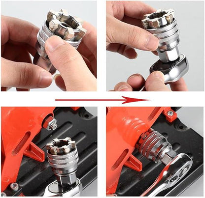 🔧 Universal Socket Wrench Tool – Fits Most Nuts & Bolts for Home, Auto & DIY Repairs