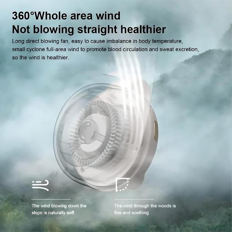 🔥💥Portable Silent Mini Bladeless Electric Fan — Sleek, safe, and designed to keep you cool on the go.