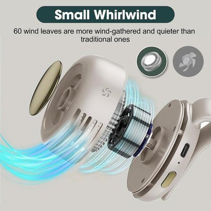 🔥💥Portable Silent Mini Bladeless Electric Fan — Sleek, safe, and designed to keep you cool on the go.
