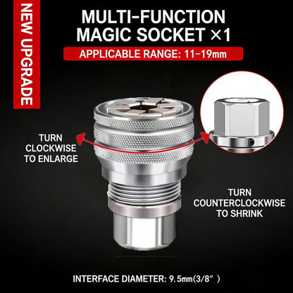 🔧 Universal Socket Wrench Tool – Fits Most Nuts & Bolts for Home, Auto & DIY Repairs