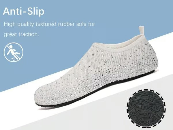 🏖️ Women’s Barefoot Water Shoes – Lightweight Slip-On Slippers for Travel, Beach & Home