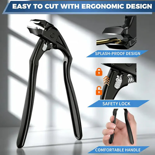 🥳2026 HOT SALE💅Stainless Steel Nail Clipper with Curved Precision Blades – Effortless for Thick Nails & Seniors! ✂️✨