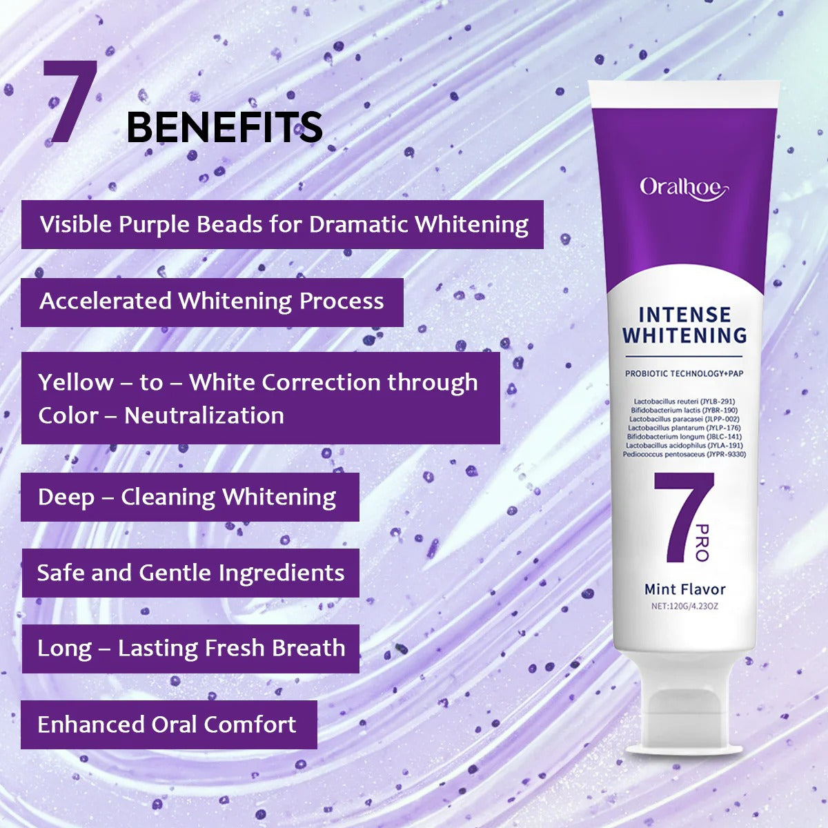 7 Pro Toothpaste ✨ Whiter Teeth & All-Day Fresh Breath 😁