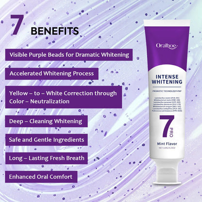 7 Pro Toothpaste ✨ Whiter Teeth & All-Day Fresh Breath 😁